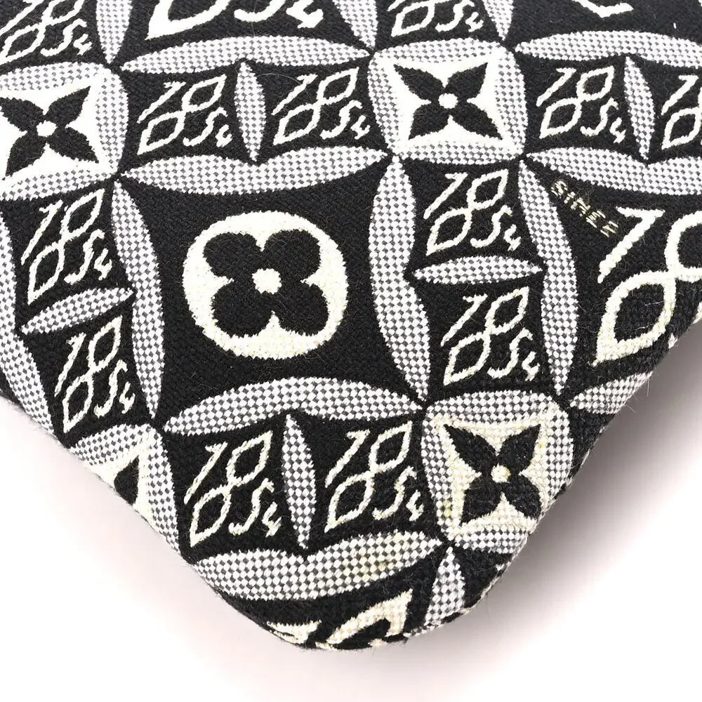Louis Vuitton Pochette Bag Jacquard Since 1854 Monogram Neverfull clutch B&W LV